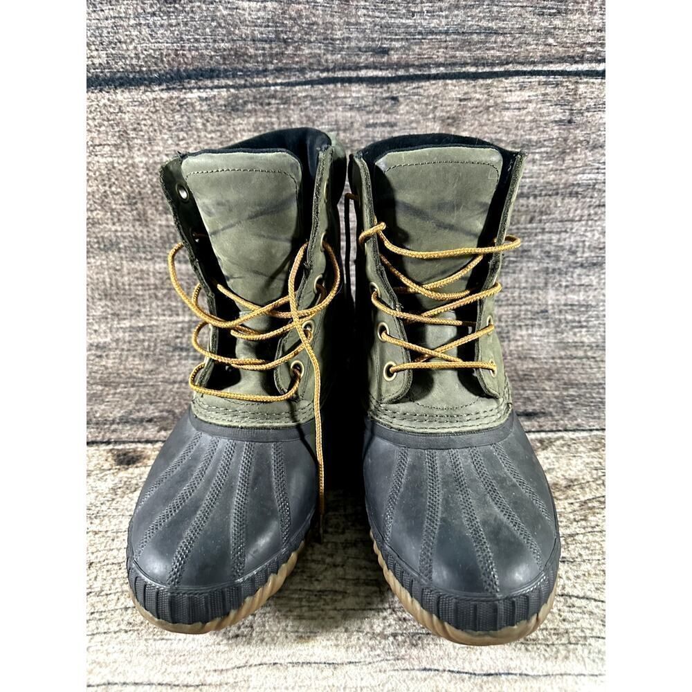 SOREL Rubber Boots Cheyenne II 2 Men’s Sz 8 NM2575-052 Waterproof Green - Picture 2 of 11